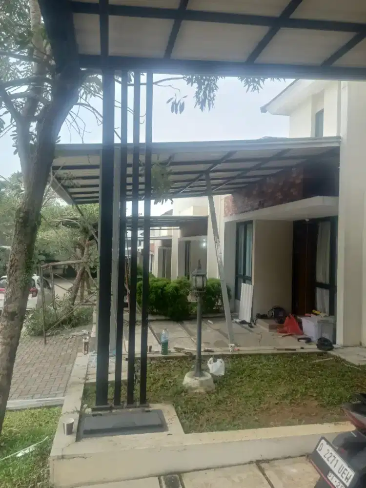 Kanopi atap alderon pvc