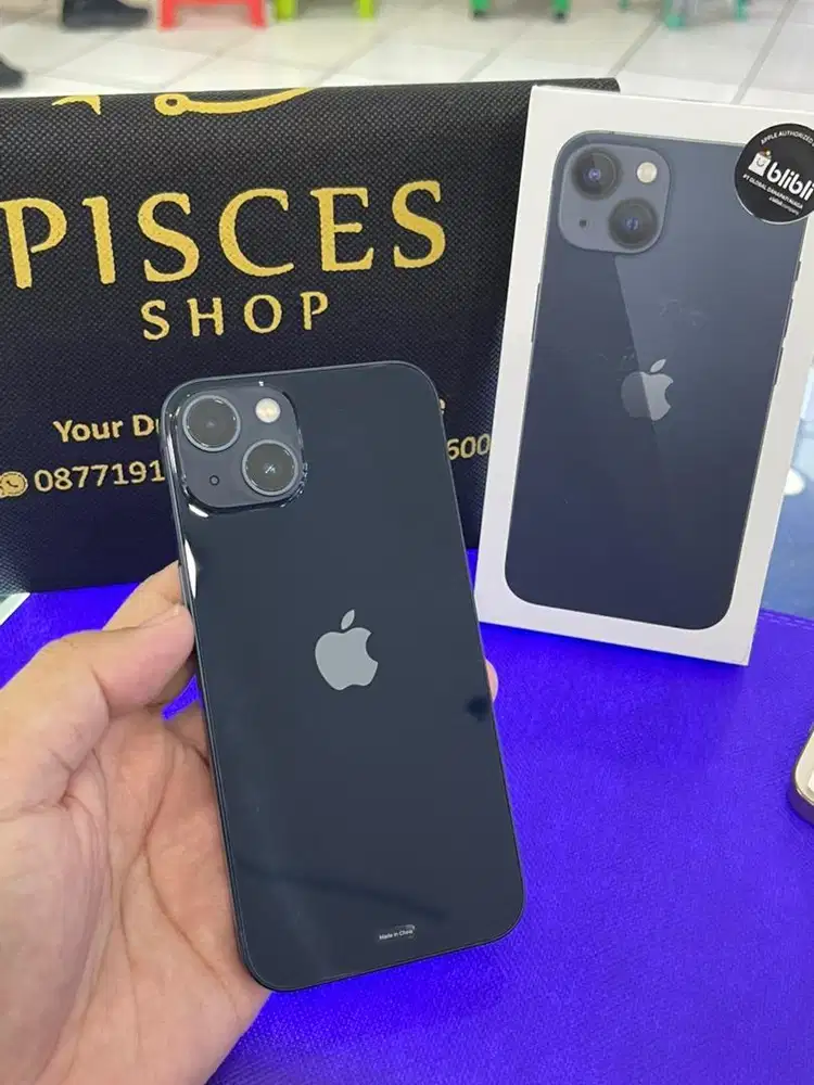 IPHONE 13 128GB BH100 IBOX JANUARY 2027 MULUSS