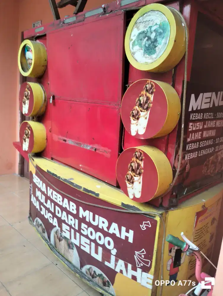 Di jual gerobak kebab