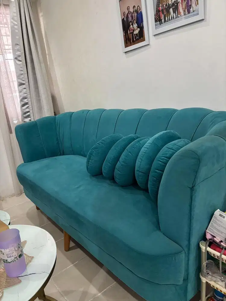 Dijual segera Sofa Hijau Tosca