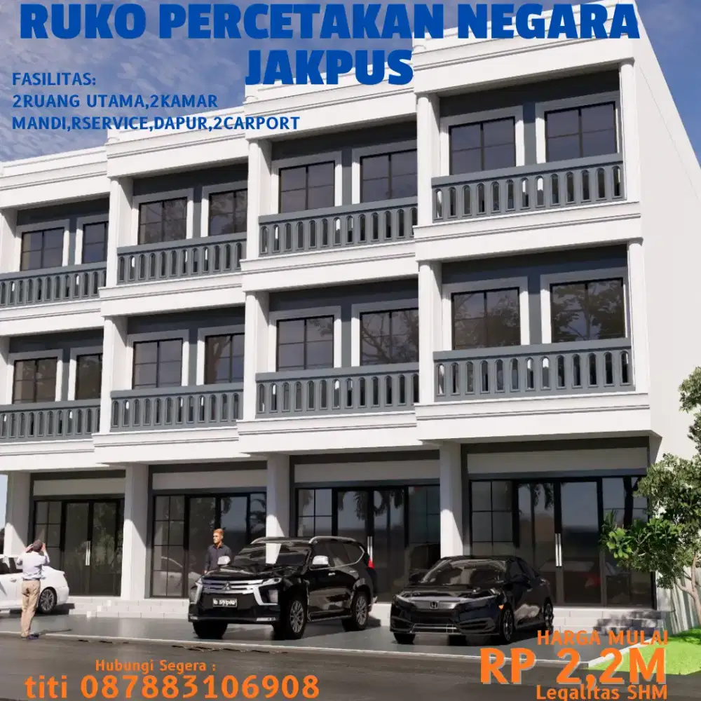 Ruko Mewah strategis Cocok Buat Bisnis di Jakarta Pusat