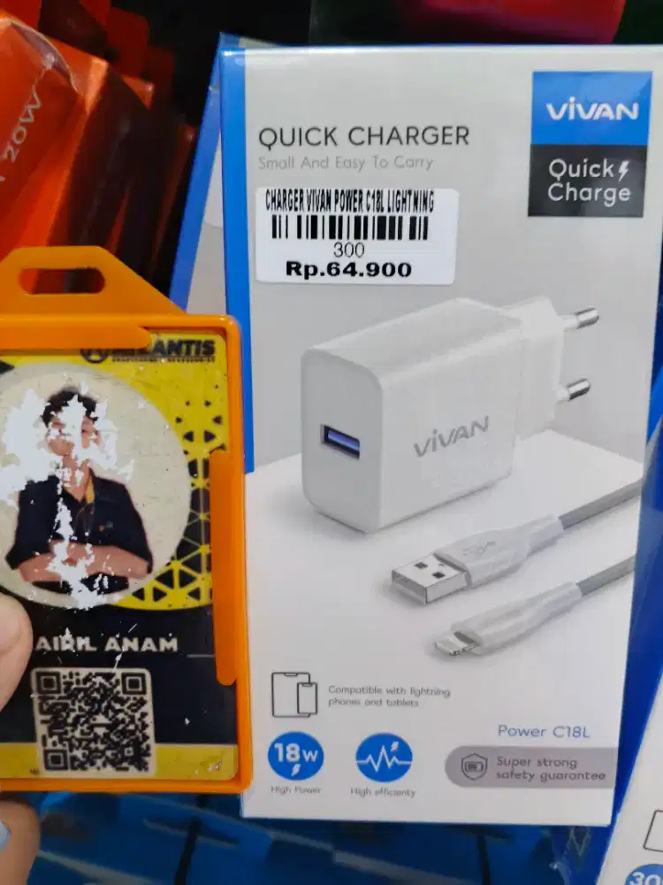 CHARGER VIVAN POWER C18L LIGHTNING