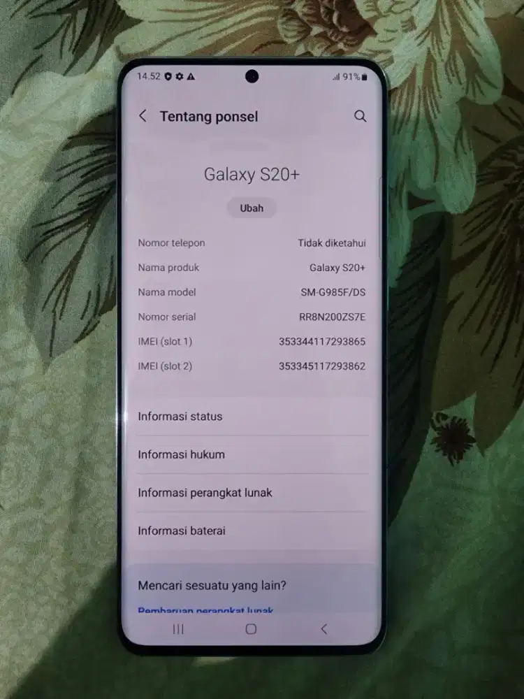 Fore sale Samsung S20+ sein