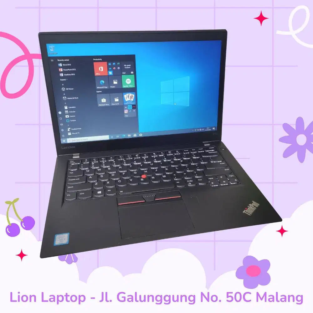 RAM 8GB SSD 256GB Core i7 SLIM Lenovo Thinkpad T470s [27|01]