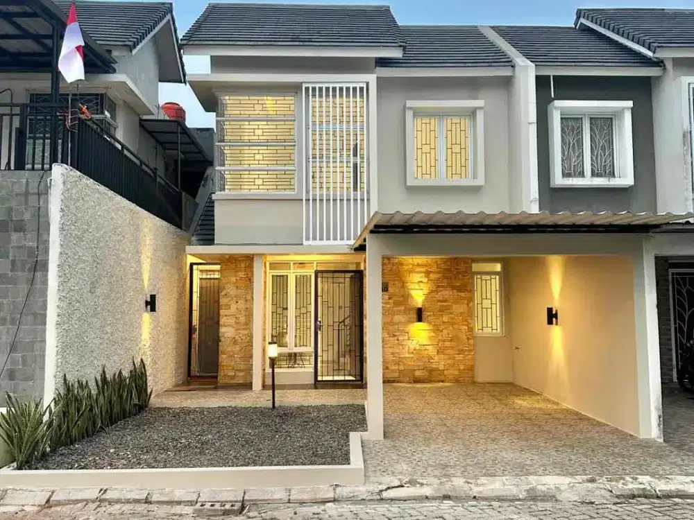 Rumah siap huni plus furnish di metland transyogi