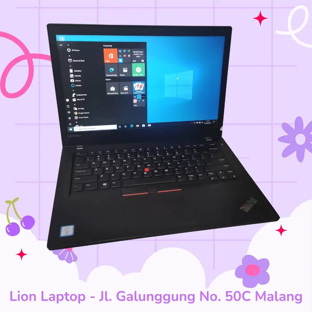 RAM 16GB Core i5 Gen7 SSD 256GB Lenovo Thinkpad T470 [27|01]