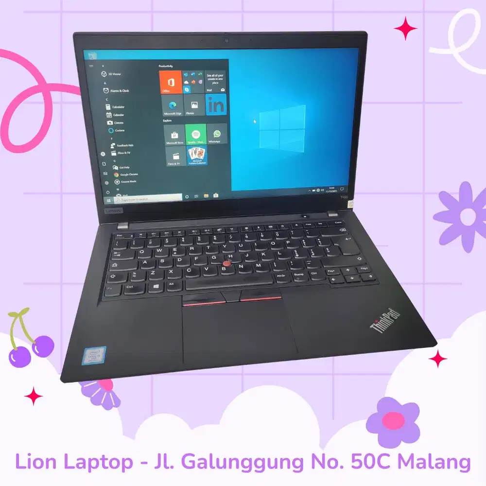 RAM 16GB i5 Gen 8 SSD 256GB Lenovo Thinkpad T490 [27|01]