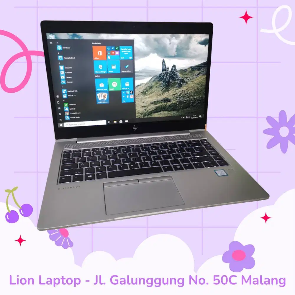 Core i5 Gen 8 RAM 8GB SSD 256GB HP Elitebook 840 G5 [27|01]