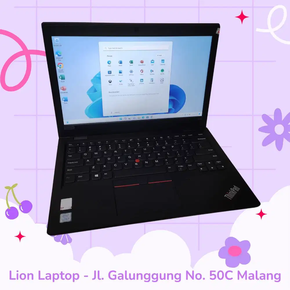 Core i5 Gen 8 RAM 8GB SSD 256GB Lenovo Thinkpad L390 [27|01]