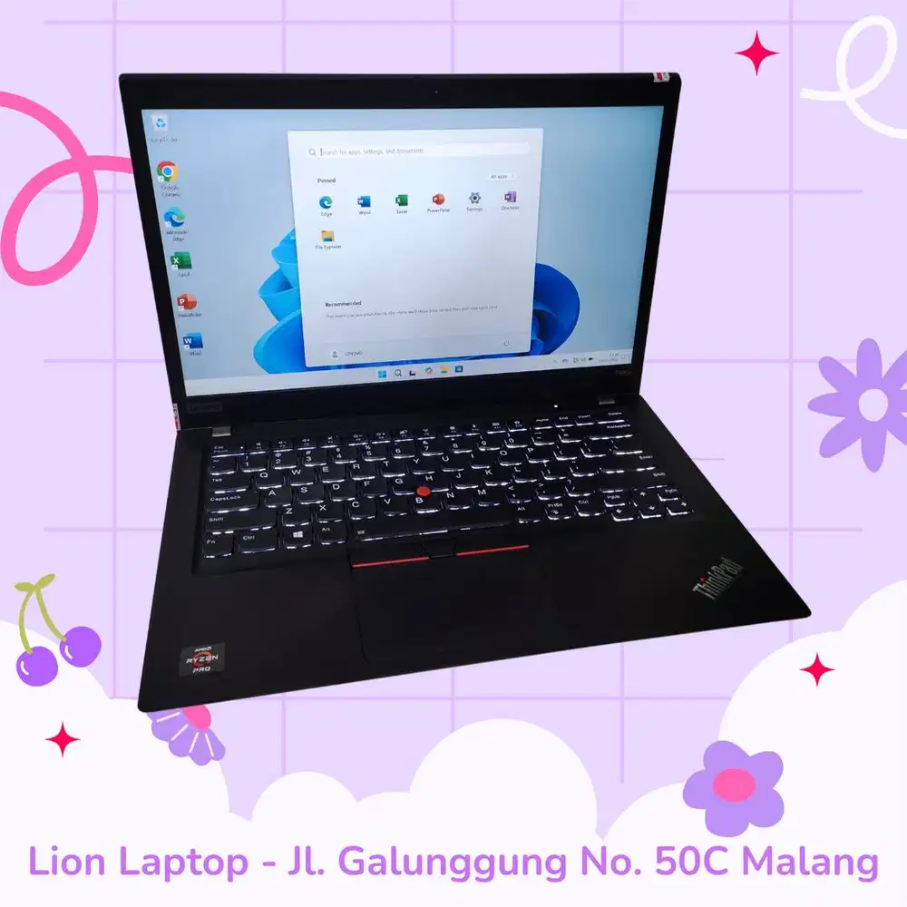 AMD Ryzen 5 PRO 3.7Ghz 8/256 VGA 2GB Lenovo Thinkpad T495s [27|01]