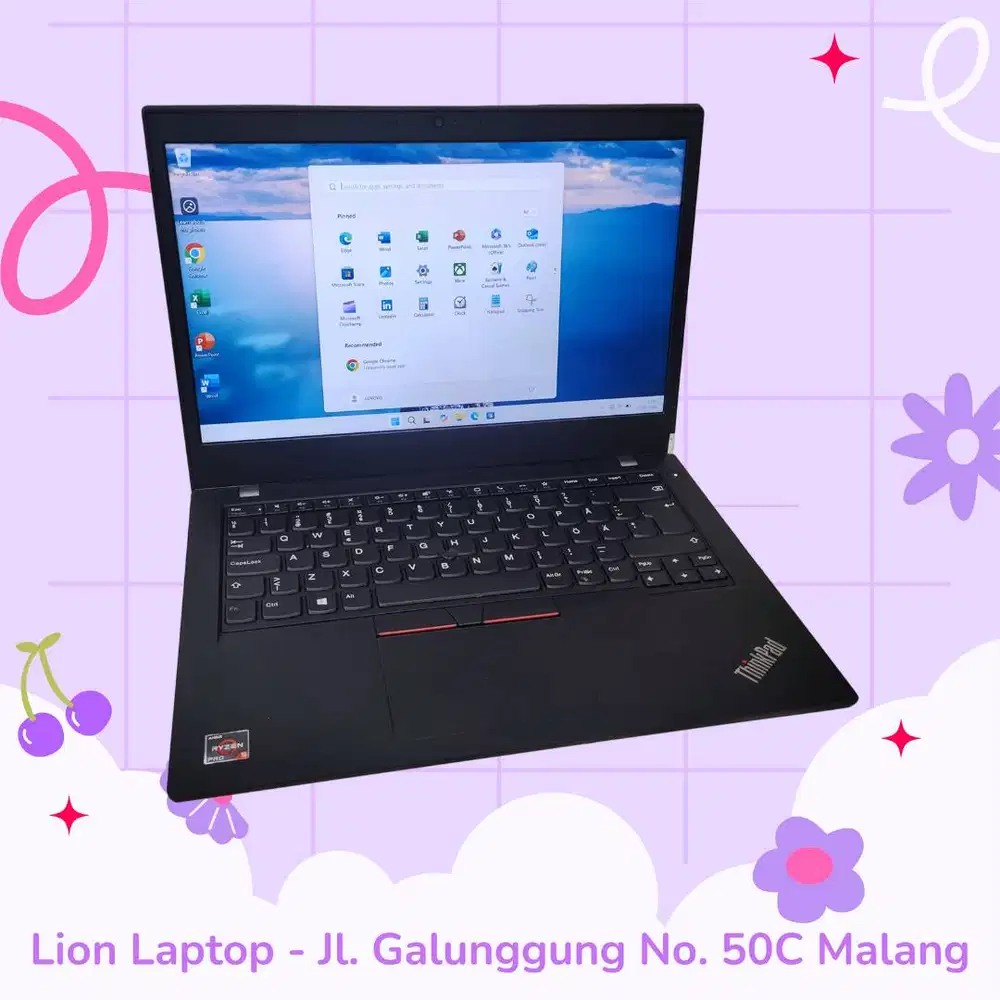 Gaming/Editing AMD Ryzen 5 PRO 8/256 MULUS Lenovo Thinkpad L14 [27|01]