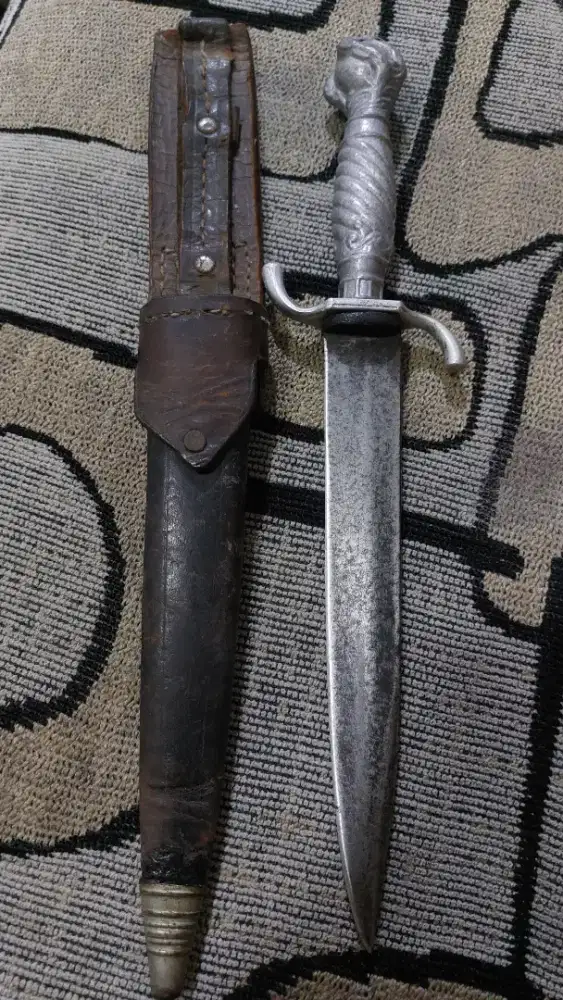 Pisau lawas antik original Carl Schlieper cap Mata