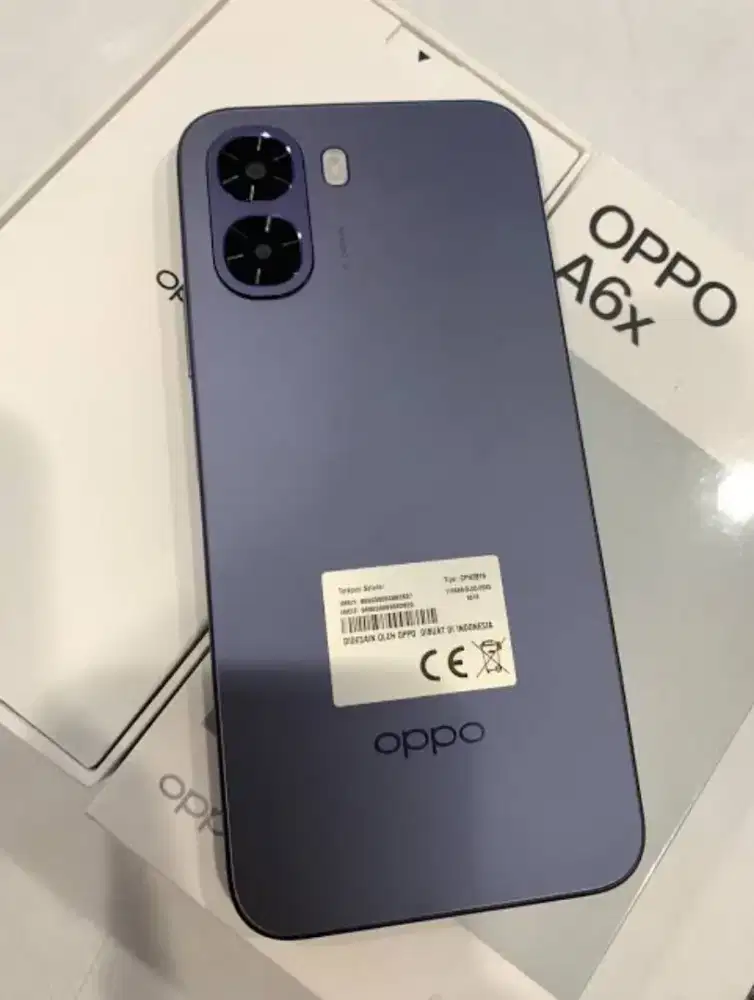 Oppo A6x terbaru 99%like new