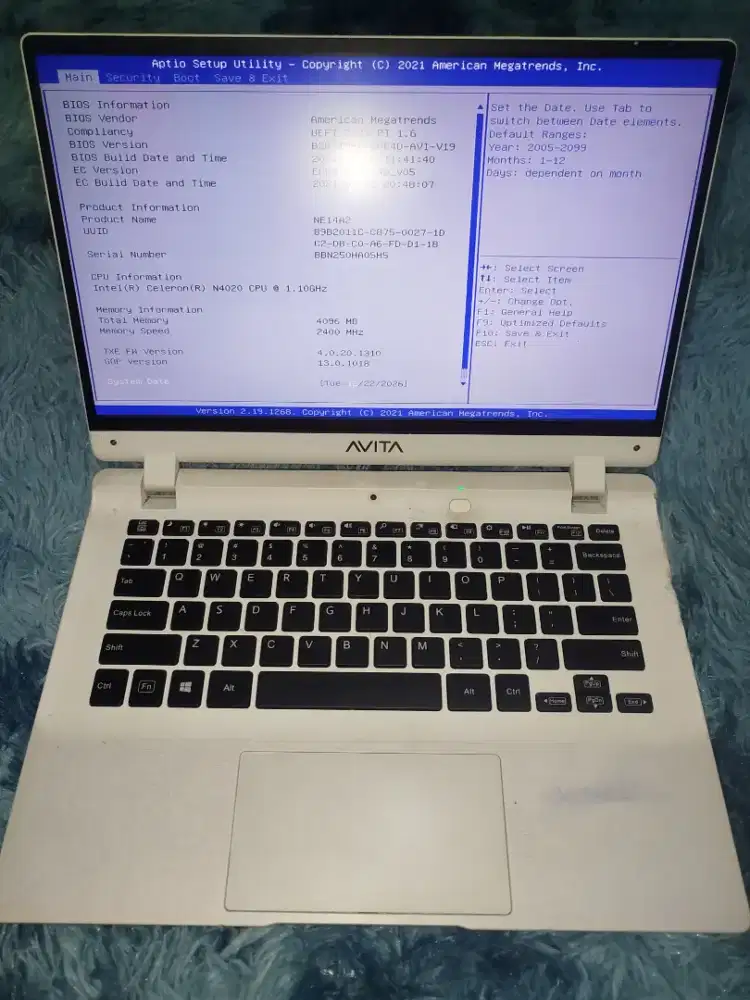 Laptop AVITA Essentials 14