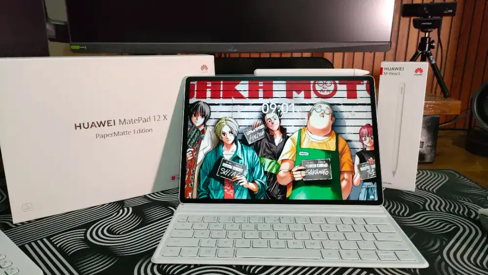 Dijual Huawei Matepad 12X 12/256GB - White + Keyboard + M Pencil gen 3