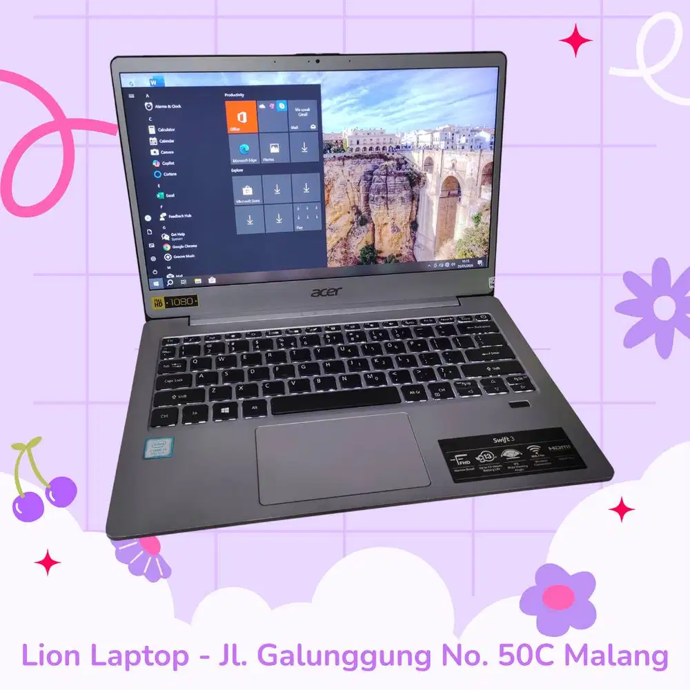 Super Slim Core i5 Gen 8 8/25 Acer Swift 3 SF313-51 [27|01]