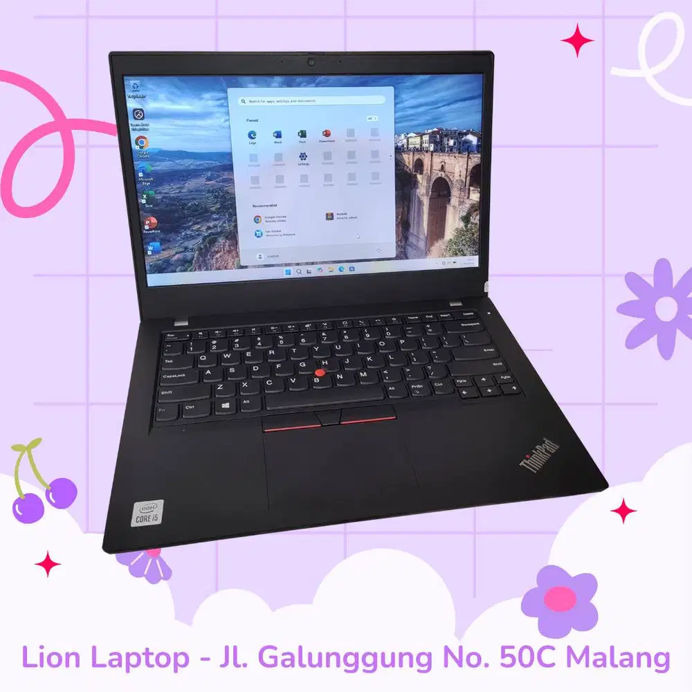 i5 Gen 10 Murah RAM 8GB SSD 256GB Lenovo Thinkpad L14 [27|01]