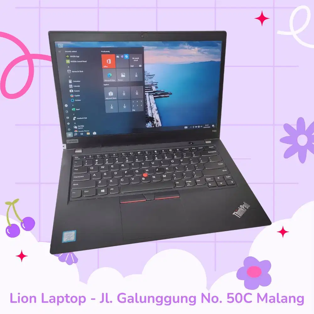 Double VGA NVIDIA Core i5 8/256 Slim Lenovo Thinkpad T490 [27|01]