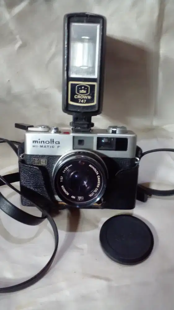 Minolta kamera analog plus flazz untested anggap mati aja