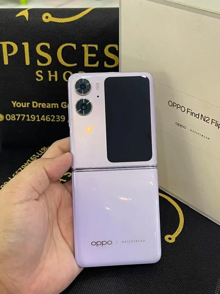 OPPO FIND N2 FLIP 5G RAM 8/256 RESMI FULSET MURAH