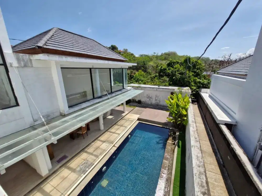 VILLA READY UNIT FURNISHED OCEAN VIEW 3BR BEST LOKASI DI NUSA DUA BALI