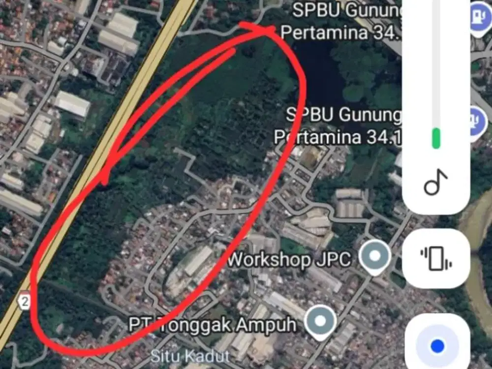 Di Kavling Strategis di Gunung Putri,Bogor 25 HA