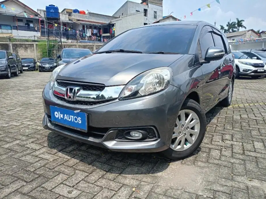 DP MURAH Honda Mobilio 1.5 E Bensin-AT 2014 Abu-Abu CSYYB