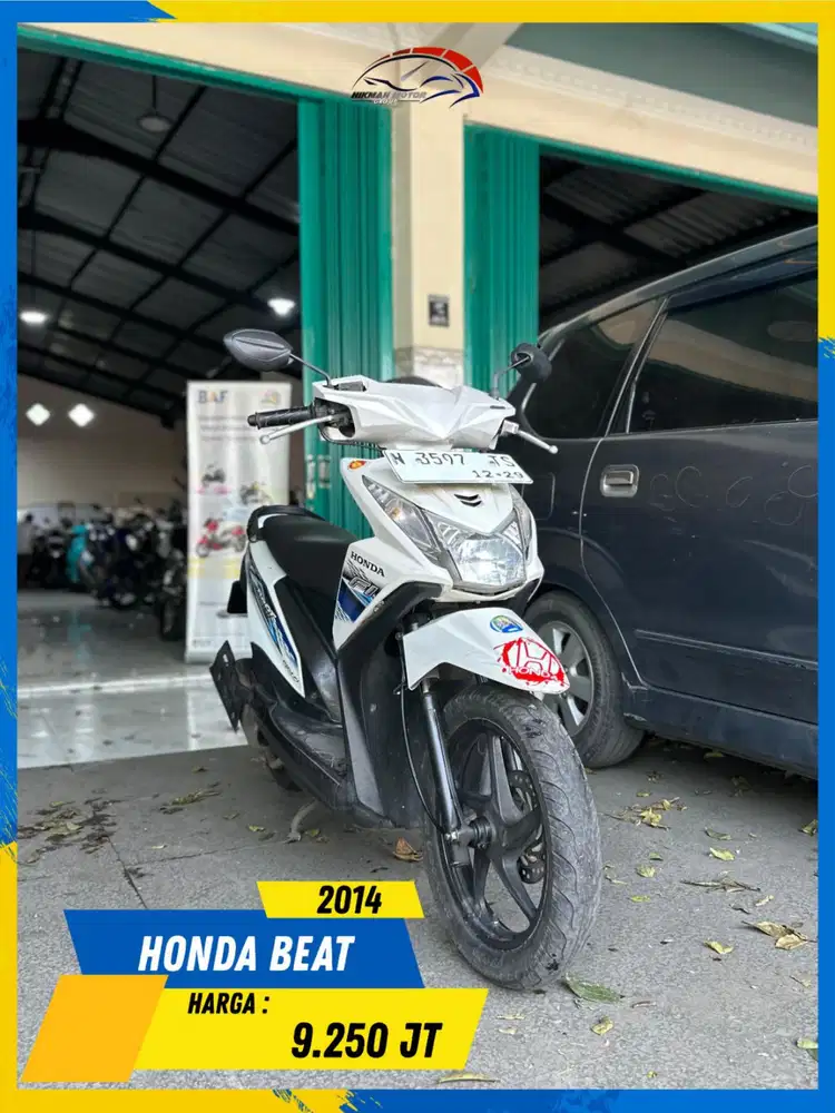 HONDA BEAT 2014 MURAH CIAMIK MASZEHH HIKMAH MOTOR KEPUH