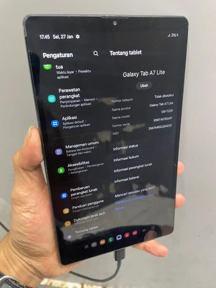 Samsung Tab A7 lite celluler 3/32GB