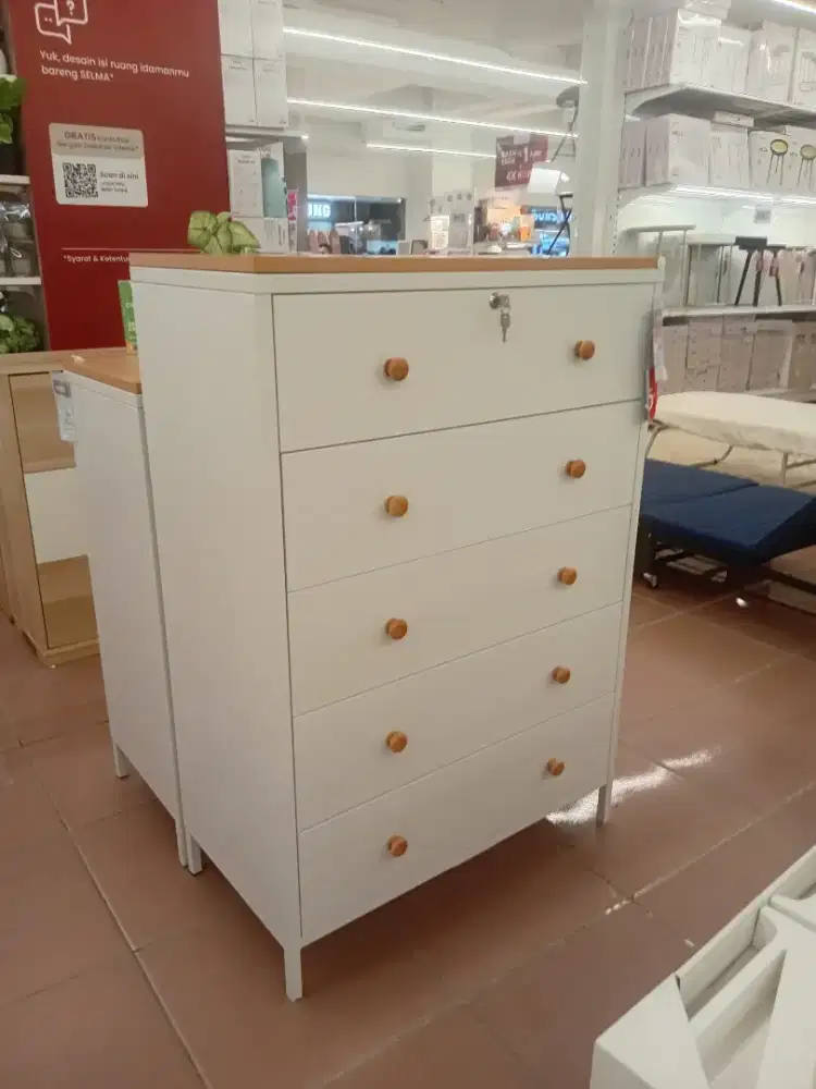 DRAWERS 5 PINTU METAL BY SELMA