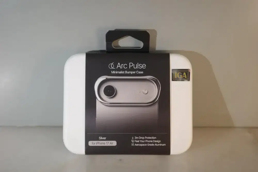 ARC PULSE iphone air Polished silver