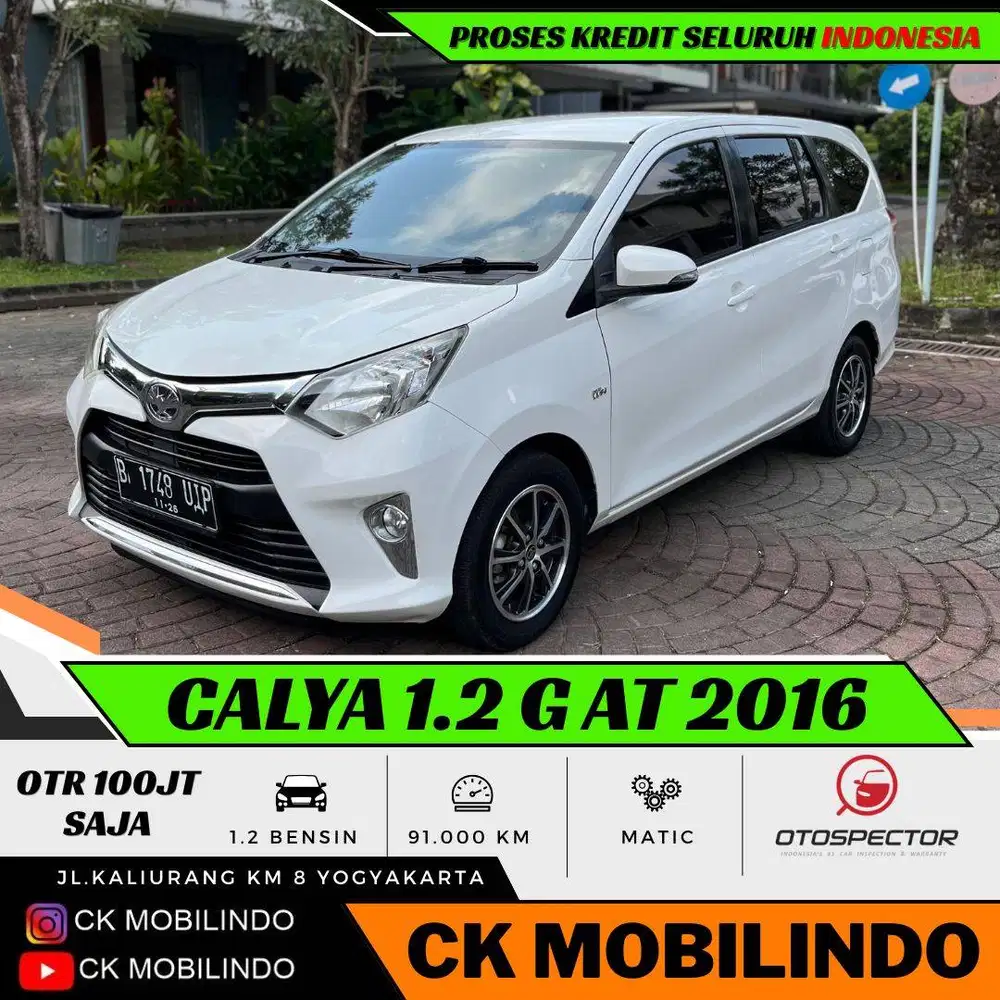 Toyota Calya G Matic 2016 MURAH DP Minim Bisa Kredit Mobilio