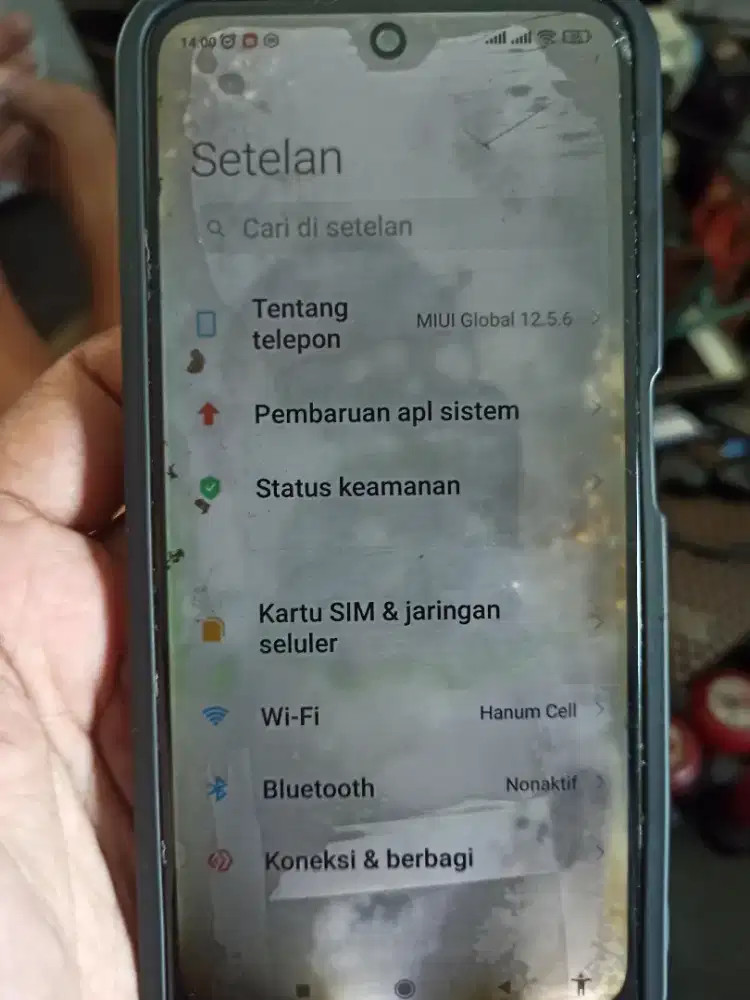 Xiomi note 10 ram 4/64 lcd minta ganti