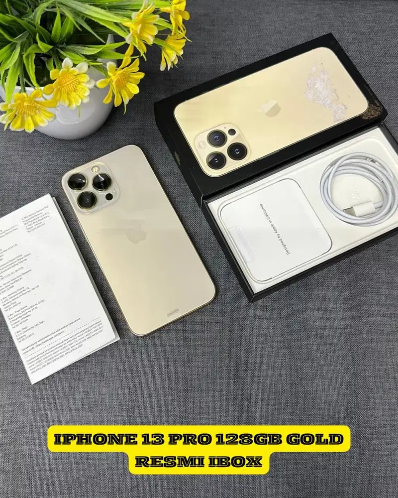Iphone 13 pro 128gb gold ibox