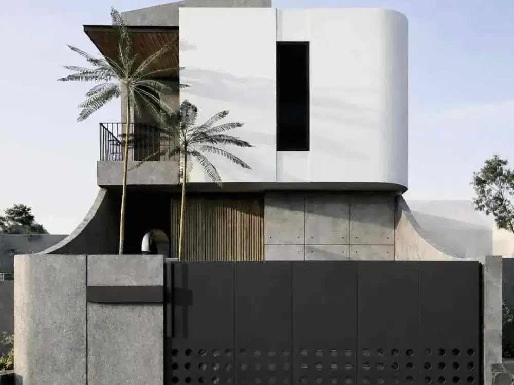 Rumah Minimalis Modern Industrial Di Tengah Kota Bandung