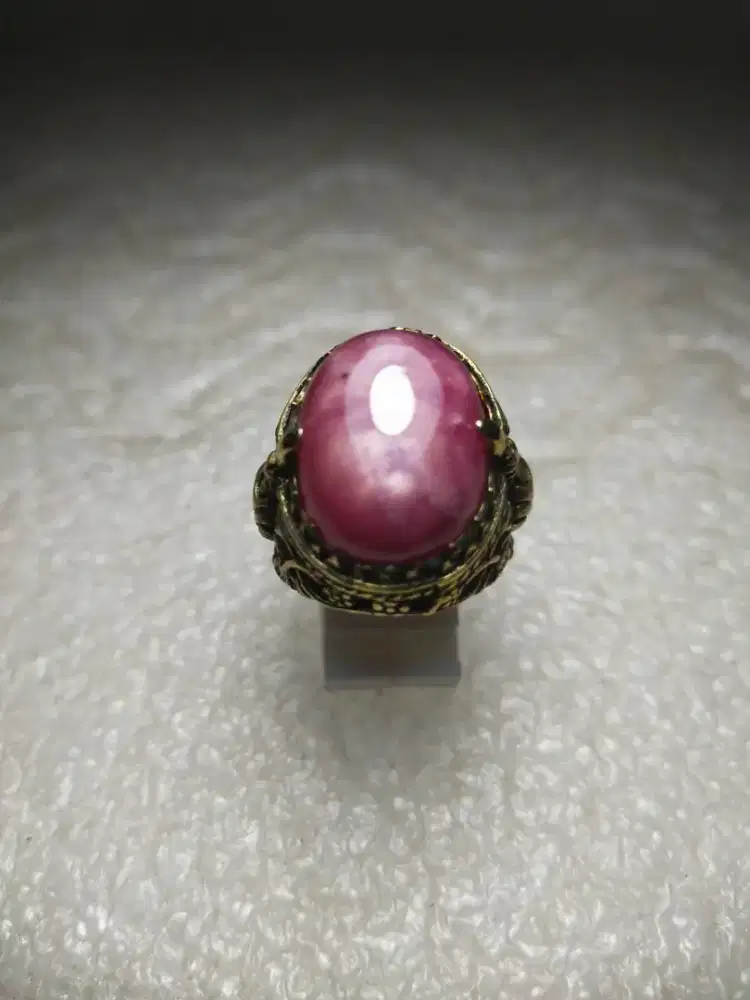 Cincin Natural Ruby 32.65 Ct Unik Mewah