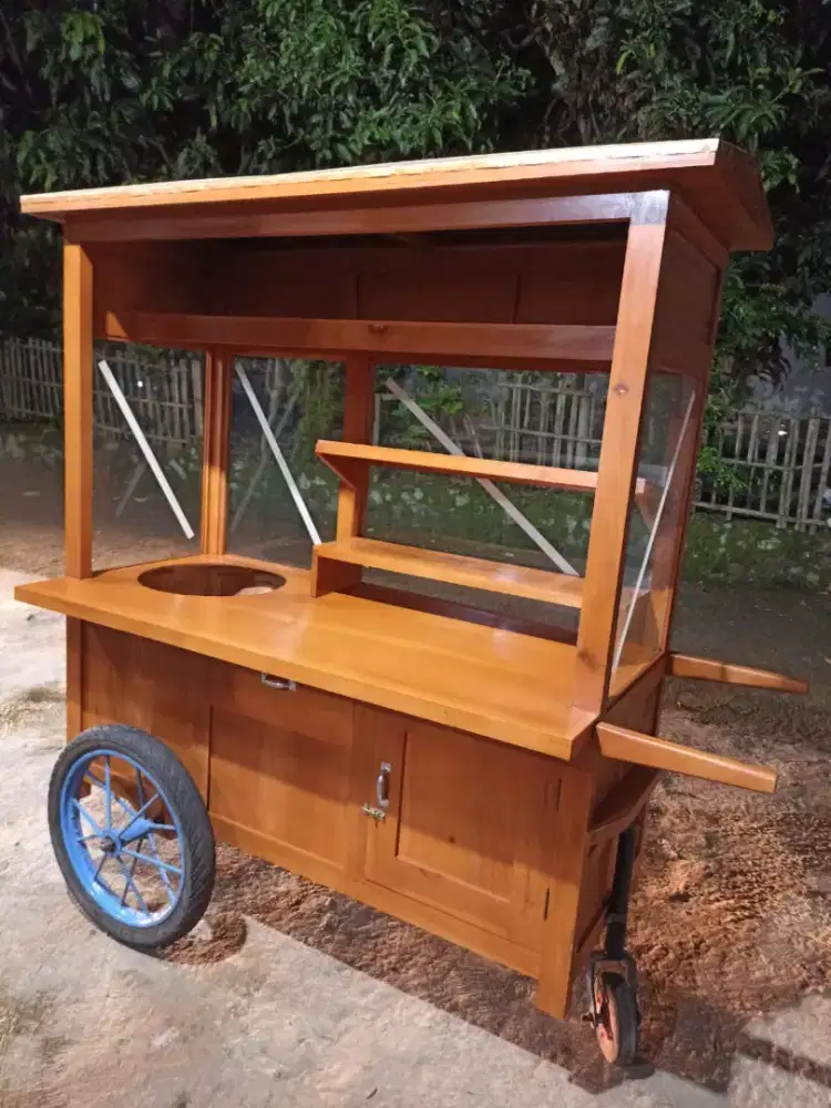 Gerobak Angkringan jg Melayani Pesanan Grobak Bakso Mie Bubur Sate dlL