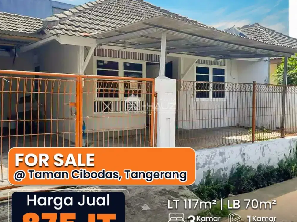 (MT) For Sale Rumah Taman Cibodas Tangerang