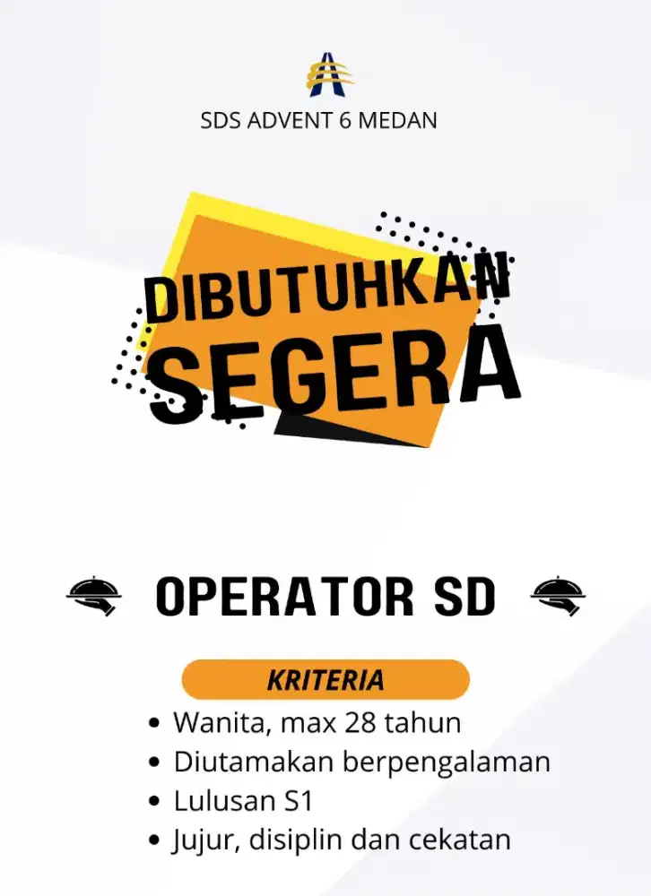 Lowongan Kerja Operator Sekolah
