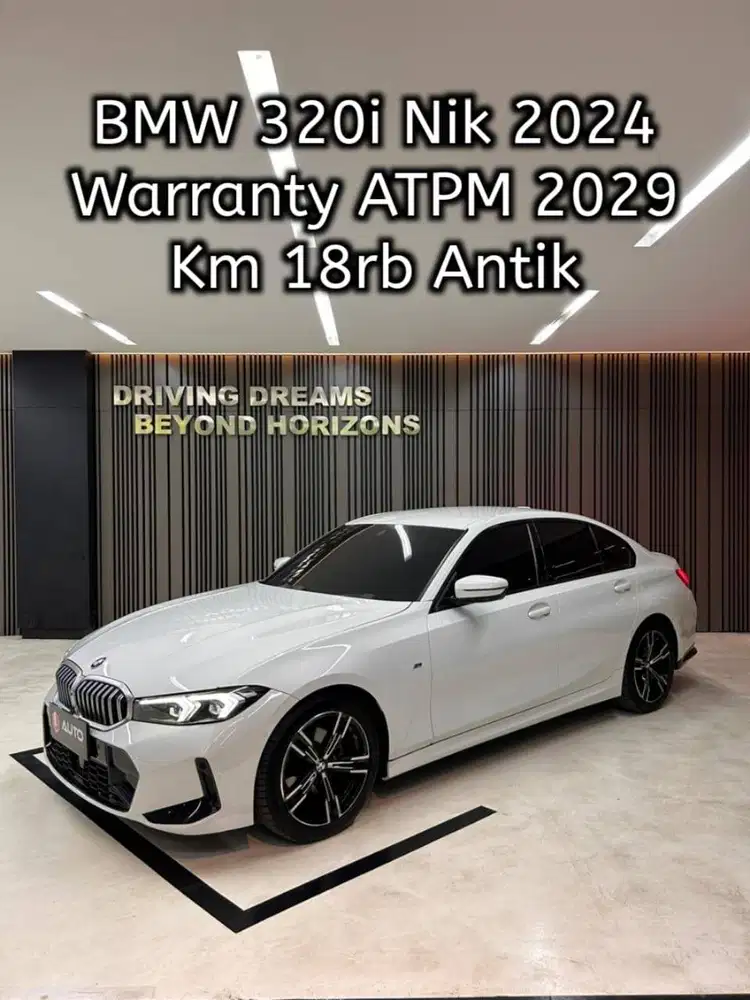 Bmw 320i M-Sport AT 2024 Putih Km18rb B717AAN