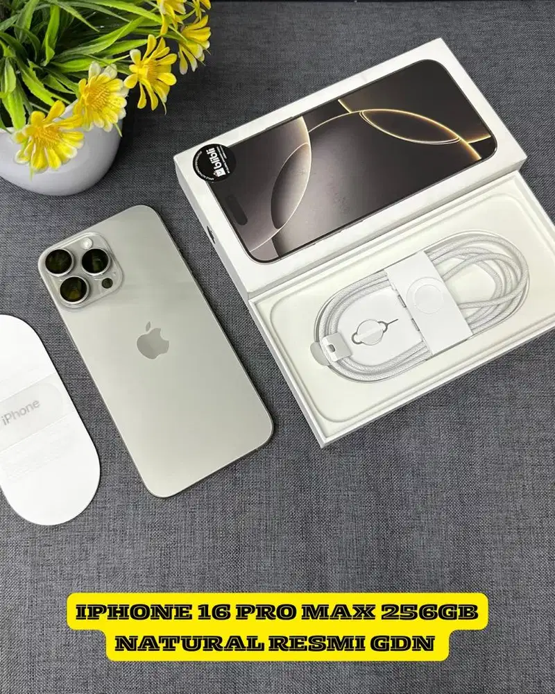 Iphone 16 pro max 256gb natural BH100%