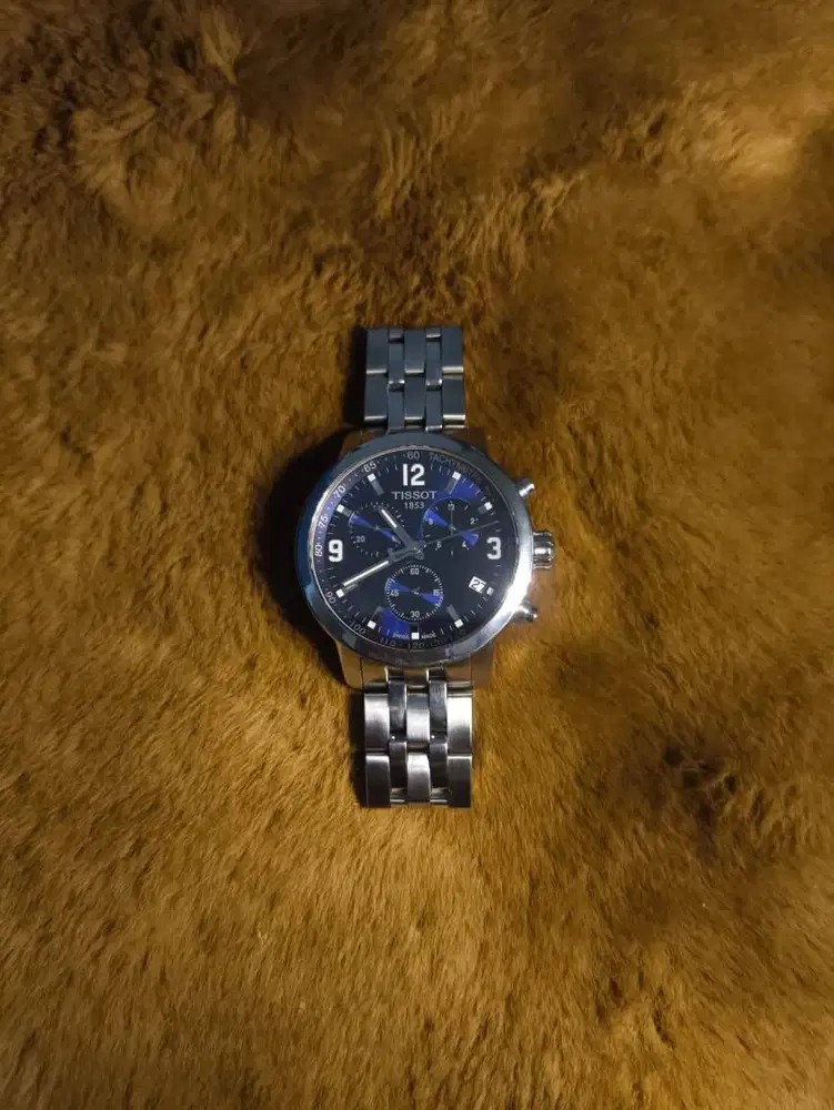 Tissot PRC 200 Chronograph Blue dial Quartz