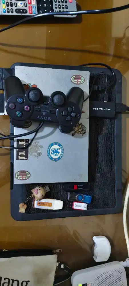 PS2 Slim Silver + FreeMCBoot | Siap Main | Lengkap | Bandung