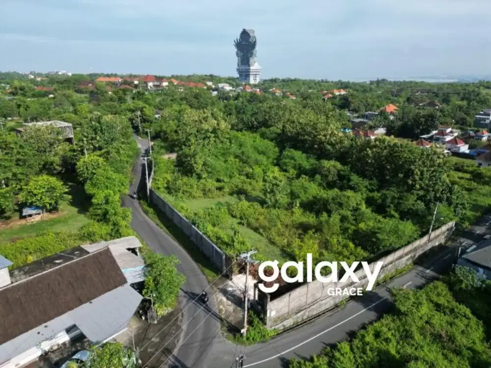 DIJUAL TANAH STRATEGIS PINGGIR JALAN BESAR DI MERAK UNGASAN BADUNG, BALI