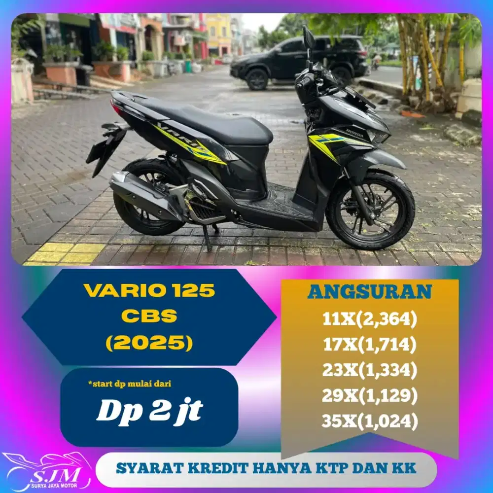 HONDA VARIO 125 CBS 2025 CASH & KREDIT