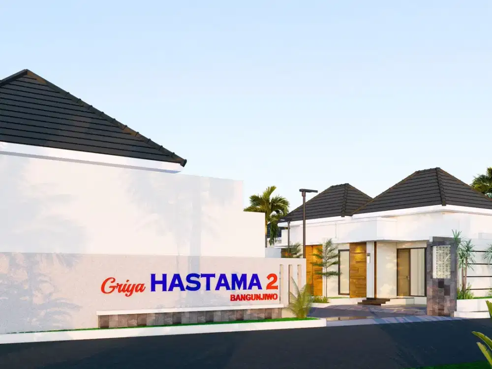 Rumah Modern 1 Lantai di Lingkungan Tertata