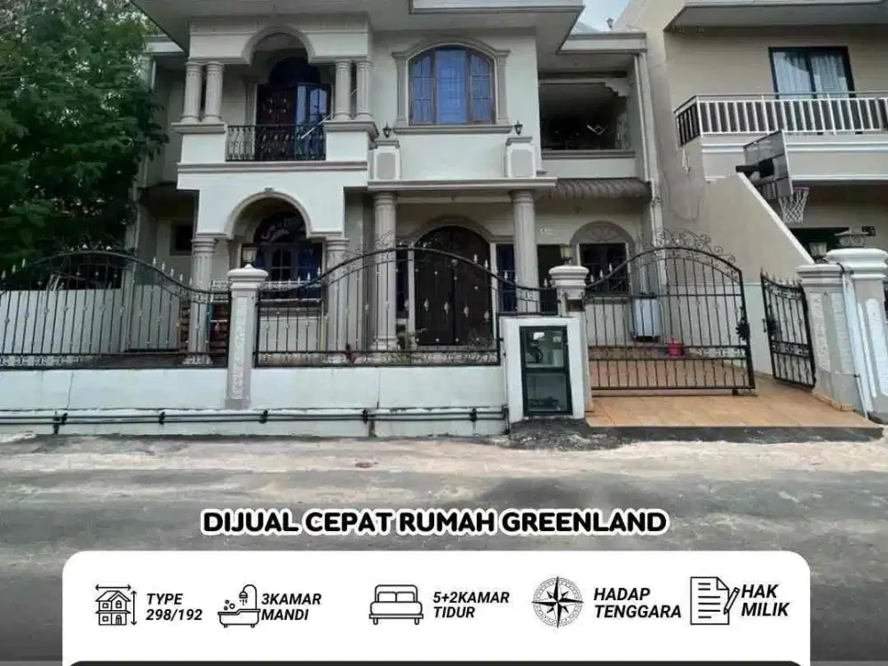 Dijual Rumah Greenland Housing Batam Center