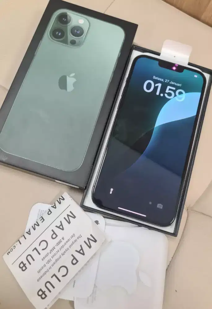 Iphone 13 promax 256gb fullset resmi ibox