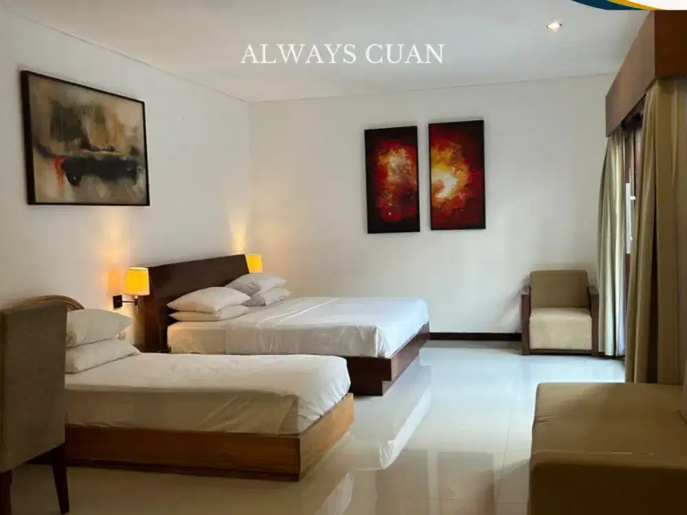 EMPAT unit villa dapat dijual terpisah atau secara keseluruhan.