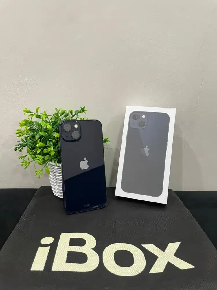 IPhone 13 128GB iBox Midnight mulus Fullset BH 96% 3Utool 100 Permanen